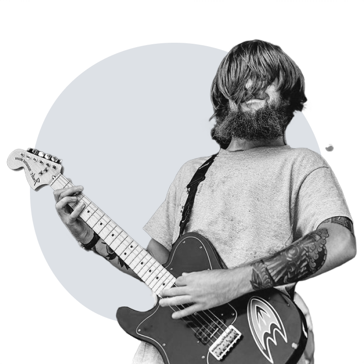 Matt West playing guitar